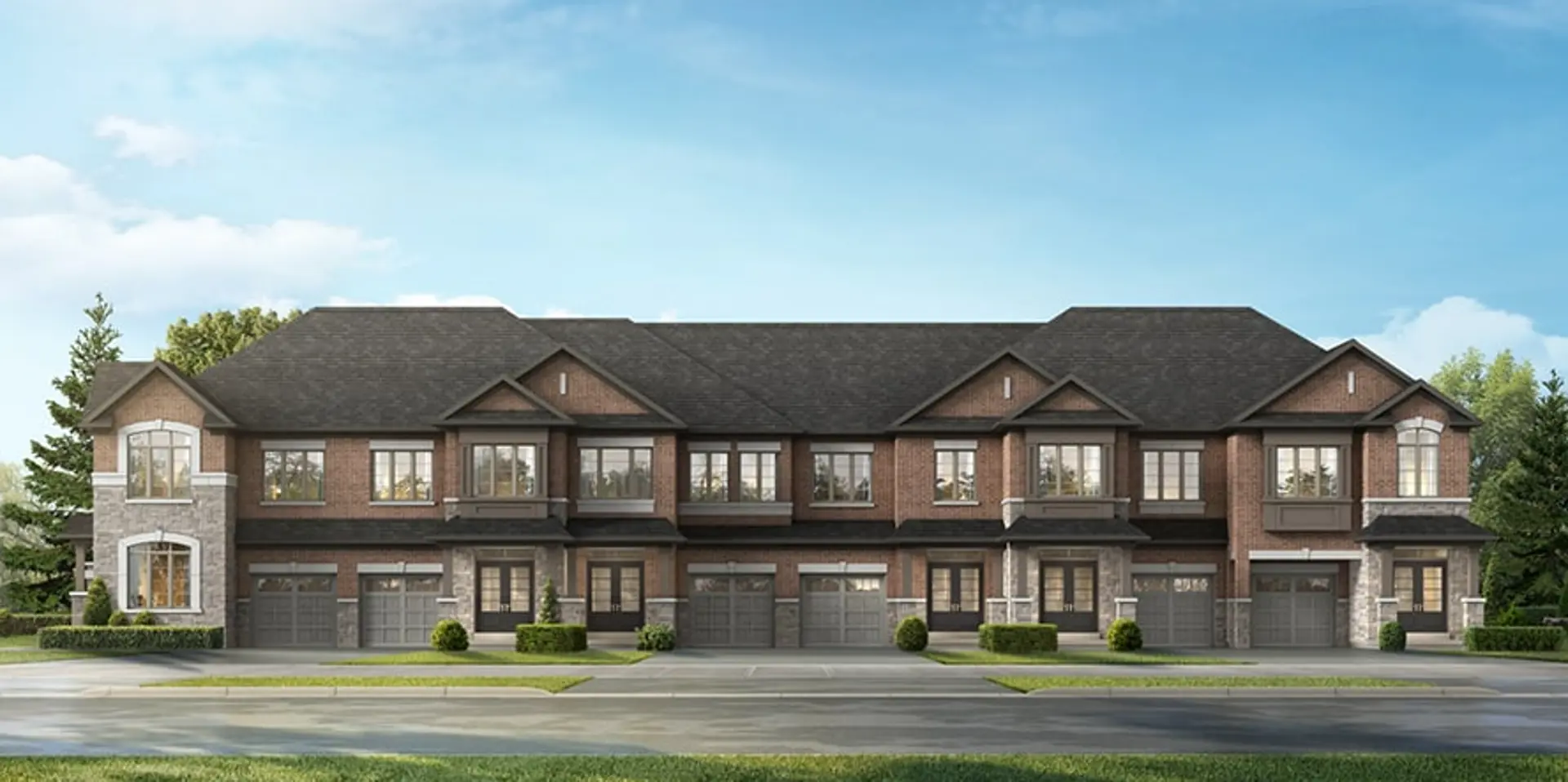 Drop townhome rendering
